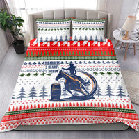 Barrel Racing Christmas Bedding Set Xmas Holiday Patterns - Wonder Print Shop