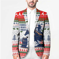 Barrel Racing Christmas Blazer Xmas Holiday Patterns - Wonder Print Shop