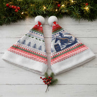 Barrel Racing Christmas Santa Hat Xmas Holiday Patterns - Wonder Print Shop
