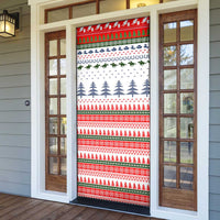 Barrel Racing Christmas Door Cover Xmas Holiday Patterns - Wonder Print Shop