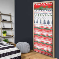 Barrel Racing Christmas Door Cover Xmas Holiday Patterns - Wonder Print Shop