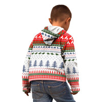 Barrel Racing Christmas Kid Hoodie Xmas Holiday Patterns - Wonder Print Shop