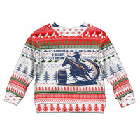 Barrel Racing Christmas Kid Ugly Christmas Sweater Xmas Holiday Patterns - Wonder Print Shop