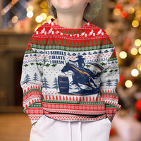 Barrel Racing Christmas Kid Ugly Christmas Sweater Xmas Holiday Patterns - Wonder Print Shop