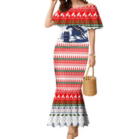 Barrel Racing Christmas Mermaid Dress Xmas Holiday Patterns - Wonder Print Shop