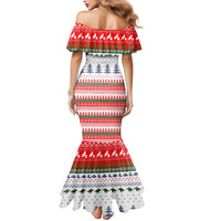 Barrel Racing Christmas Mermaid Dress Xmas Holiday Patterns - Wonder Print Shop