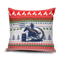 Barrel Racing Christmas Pillow Cover Xmas Holiday Patterns - Wonder Print Shop