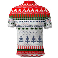 Barrel Racing Christmas Polo Shirt Xmas Holiday Patterns - Wonder Print Shop