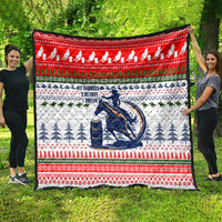 Barrel Racing Christmas Quilt Xmas Holiday Patterns - Wonder Print Shop