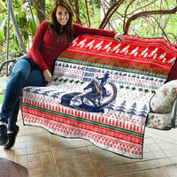 Barrel Racing Christmas Quilt Xmas Holiday Patterns - Wonder Print Shop