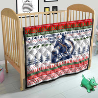 Barrel Racing Christmas Quilt Xmas Holiday Patterns - Wonder Print Shop