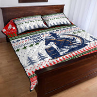 Barrel Racing Christmas Quilt Bed Set Xmas Holiday Patterns - Wonder Print Shop