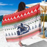 Barrel Racing Christmas Sarong Xmas Holiday Patterns - Wonder Print Shop