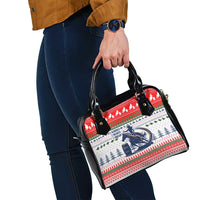 Barrel Racing Christmas Shoulder Handbag Xmas Holiday Patterns - Wonder Print Shop