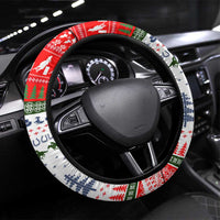 Barrel Racing Christmas Steering Wheel Cover Xmas Holiday Patterns - Wonder Print Shop