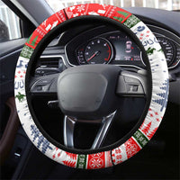 Barrel Racing Christmas Steering Wheel Cover Xmas Holiday Patterns - Wonder Print Shop