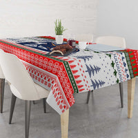 Barrel Racing Christmas Tablecloth Xmas Holiday Patterns - Wonder Print Shop