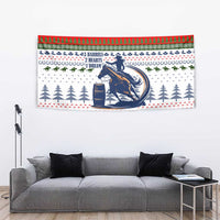Barrel Racing Christmas Tapestry Xmas Holiday Patterns - Wonder Print Shop
