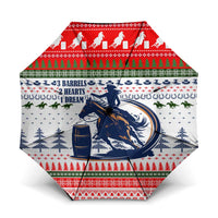 Barrel Racing Christmas Umbrella Xmas Holiday Patterns - Wonder Print Shop