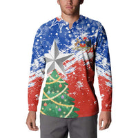 Chile Christmas Button Sweatshirt with Flag Colors Tree Reindeer Condor and Gift Design - Wonder Print Shop