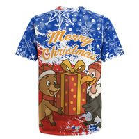 Chile Christmas Rugby Jersey with Flag Colors Tree Reindeer Condor and Gift Design - Wonder Print Shop