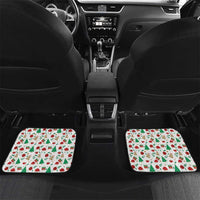 Nicaragua Christmas Car Mats with Santa Cooking Gallina Rellena Tree Flag and Festive Icons Design - Wonder Print Shop