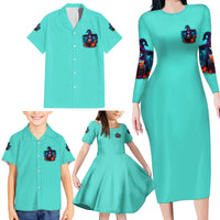 Drink Up Witches Halloween Family Matching Long Sleeve Bodycon Dress and Hawaiian Shirt - Wonder Print Shop