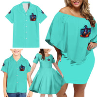 Drink Up Witches Halloween Family Matching Off Shoulder Short Dress and Hawaiian Shirt - Wonder Print Shop