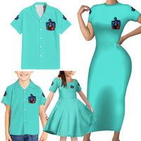 Drink Up Witches Halloween Family Matching Short Sleeve Bodycon Dress and Hawaiian Shirt - Wonder Print Shop