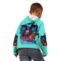 Drink Up Witches Halloween Kid Hoodie - Wonder Print Shop