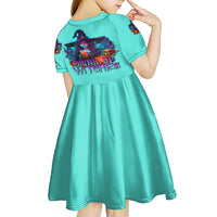 Drink Up Witches Halloween Kid Short Sleeve Dress - Wonder Print Shop