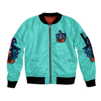 Drink Up Witches Halloween Sleeve Zip Bomber Jacket - Wonder Print Shop