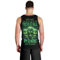 One Day I'm Gonna Just Say Men Tank Top - Wonder Print Shop