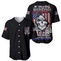 My Give A F Reaper Flag Baseball Jersey - Wonder Print Shop