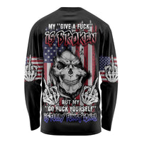My Give A F Reaper Flag Long Sleeve Shirt - Wonder Print Shop