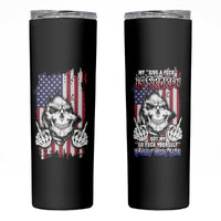 My Give A F Reaper Flag Skinny Tumbler - Wonder Print Shop