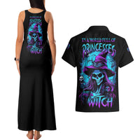 In A World Full Of Princesses Be A Witch Halloween Couples Matching Tank Maxi Dress and Hawaiian Shirt - Wonder Print Shop