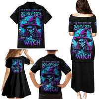 In A World Full Of Princesses Be A Witch Halloween Family Matching Puletasi Dress and Hawaiian Shirt - Wonder Print Shop