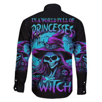 In A World Full Of Princesses Be A Witch Halloween Family Matching Tank Maxi Dress and Hawaiian Shirt - Wonder Print Shop