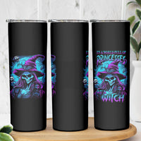 In A World Full Of Princesses Be A Witch Halloween Skinny Tumbler - Wonder Print Shop