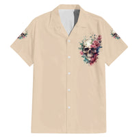 Fresh Out Of F Watercolor Skull Family Matching Mermaid Dress and Hawaiian Shirt - Wonder Print Shop