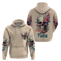 Fresh Out Of F Watercolor Skull Hoodie - Wonder Print Shop