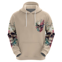 Fresh Out Of F Watercolor Skull Hoodie - Wonder Print Shop