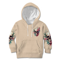 Fresh Out Of F Watercolor Skull Kid Hoodie - Wonder Print Shop