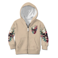 Fresh Out Of F Watercolor Skull Kid Hoodie - Wonder Print Shop