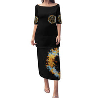 Now I Lay Me Down To Sleep Family Matching Puletasi Dress and Hawaiian Shirt - Wonder Print Shop