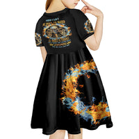 Now I Lay Me Down To Sleep Kid Short Sleeve Dress - Wonder Print Shop