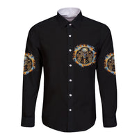 Now I Lay Me Down To Sleep Long Sleeve Button Shirt - Wonder Print Shop