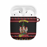 Guinea Pig Christmas AirPods Case with Santa Hats Tree and Festive Gift Pattern - Wonder Print Shop