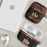 Guinea Pig Christmas AirPods Case with Santa Hats Tree and Festive Gift Pattern - Wonder Print Shop